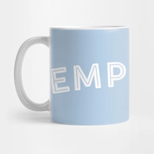 White Empathy Mug